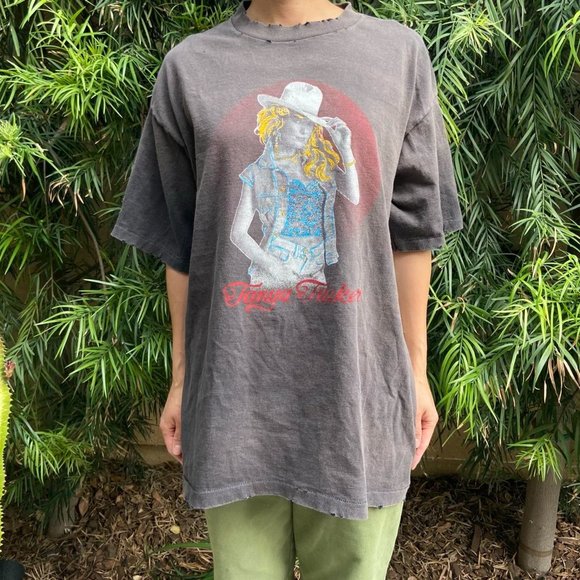 Tanya Tucker Destroyed Tee Size XL - Picture 1 of 4